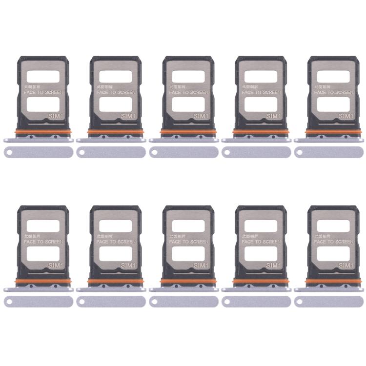 For Xiaomi Redmi K70 Ultra 10pcs SIM Card Tray + SIM Card Tray, For Xiaomi Redmi K70 Ultra