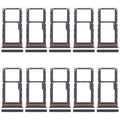 For Xiaomi Redmi Note 13R 10pcs Original SIM Card Tray + SIM Card Tray / Micro SD Card Tray, For Xiaomi Redmi Note 13R