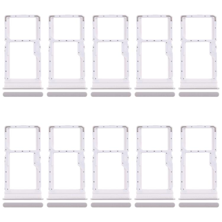 For Xiaomi Redmi Note 13R 10pcs Original SIM Card Tray + SIM Card Tray / Micro SD Card Tray, For Xiaomi Redmi Note 13R