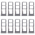 For Xiaomi Poco M6 Pro 4G 10pcs Original SIM Card Tray + SIM Card Tray + Micro SD Card Tray, For Xiaomi Poco M6 Pro 4G