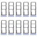 For Xiaomi Poco M6 Pro 4G 10pcs Original SIM Card Tray + SIM Card Tray + Micro SD Card Tray, For Xiaomi Poco M6 Pro 4G
