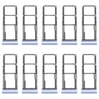For Xiaomi Poco M6 Pro 4G 10pcs Original SIM Card Tray + SIM Card Tray + Micro SD Card Tray, For Xiaomi Poco M6 Pro 4G