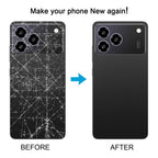 For ZTE Blade A76 4G Plastic Back Cover with Camera Lens Cover, For ZTE Blade A76 4G