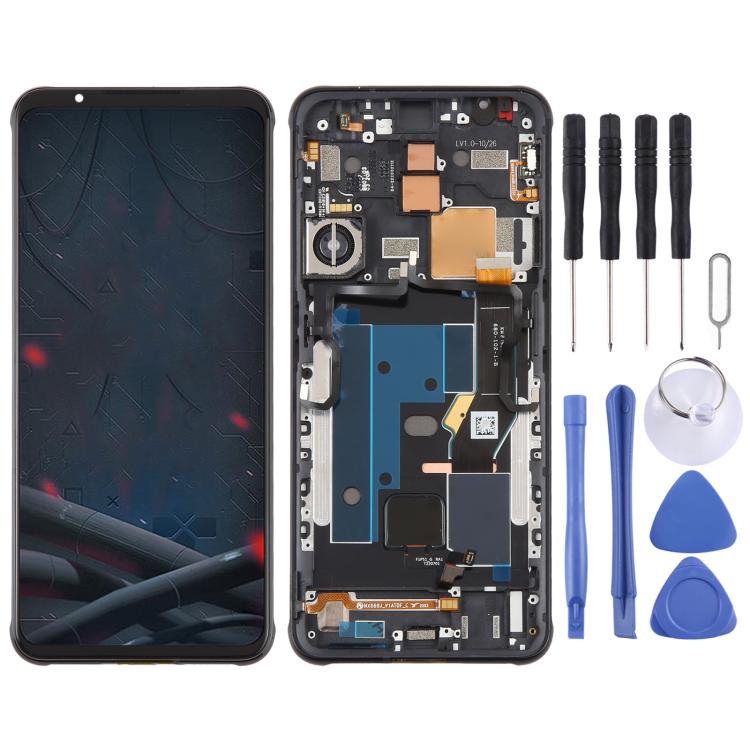 For ZTE nubia RedMagic 6s Pro NX669S Original LCD Screen Digitizer Full Assembly with Frame, For ZTE nubia RedMagic 6s Pro(Original)