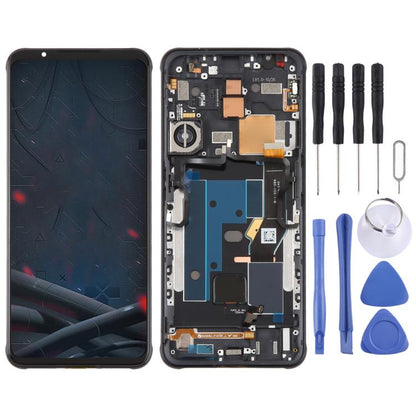 For ZTE nubia RedMagic 6s Pro NX669S Original LCD Screen Digitizer Full Assembly with Frame, For ZTE nubia RedMagic 6s Pro(Original)