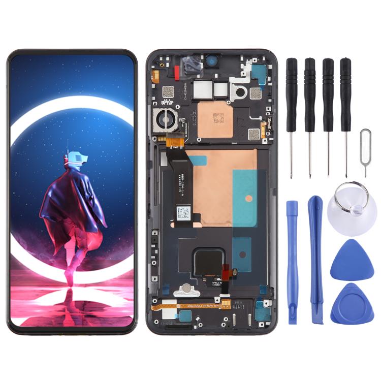 For ZTE nubia RedMagic 7 Pro NX709J Original LCD Screen Digitizer Full Assembly with Frame, For ZTE nubia RedMagic 7 Pro(Original)