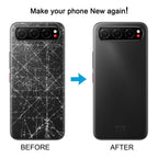 For ZTE nubia Air Z2468N Plastic Back Cover with Camera Lens Cover, For ZTE nubia Air
