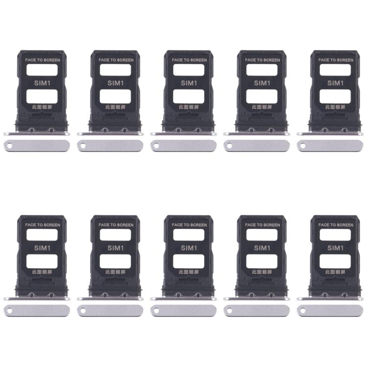 For Xiaomi 14 Pro 10pcs SIM Card Tray + SIM Card Tray, For Xiaomi 14 Pro