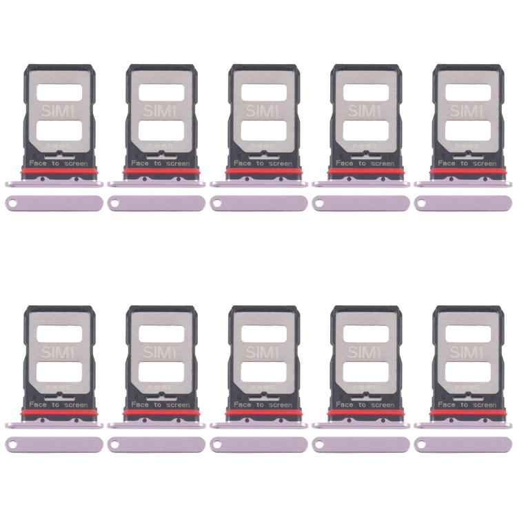 For Xiaomi Redmi K70 10pcs SIM Card Tray + SIM Card Tray, For Xiaomi Redmi K70