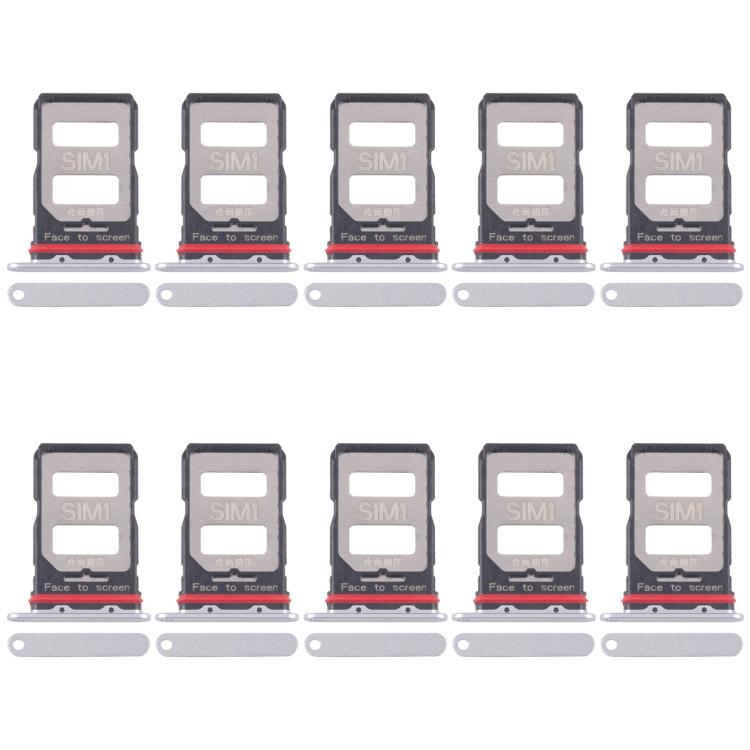 For Xiaomi Redmi K70 Pro 10pcs SIM Card Tray + SIM Card Tray, For Xiaomi Redmi K70 Pro