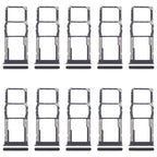 For Xiaomi Redmi 13C 5G 10pcs SIM Card Tray + SIM Card Tray + Micro SD Card Tray, For Xiaomi Redmi 13C 5G