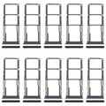 For Xiaomi Redmi 14C 5G 10pcs SIM Card Tray + SIM Card Tray + Micro SD Card Tray, For Xiaomi Redmi 14C 5G