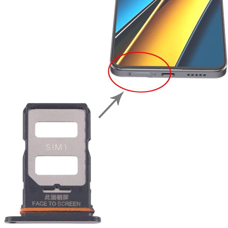 For Xiaomi Poco X6 10pcs SIM Card Tray + SIM Card Tray, For Xiaomi Poco X6