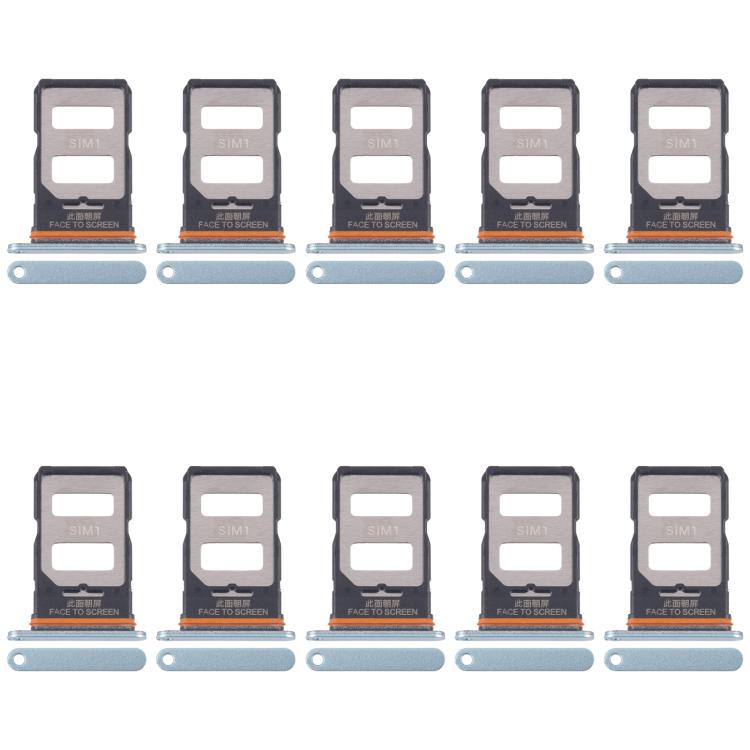 For Xiaomi Poco X6 10pcs SIM Card Tray + SIM Card Tray, For Xiaomi Poco X6