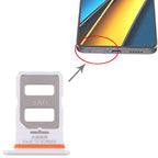 For Xiaomi Poco X6 10pcs SIM Card Tray + SIM Card Tray, For Xiaomi Poco X6
