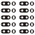For Google Pixel Fold 10pcs Back Camera Lens, For Google Pixel Fold