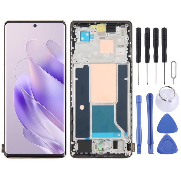 For Infinix Zero 30 4G X6731B AMOLED Original LCD Screen Digitizer Full Assembly with Frame, For Infinix Zero 30 4G(Original)