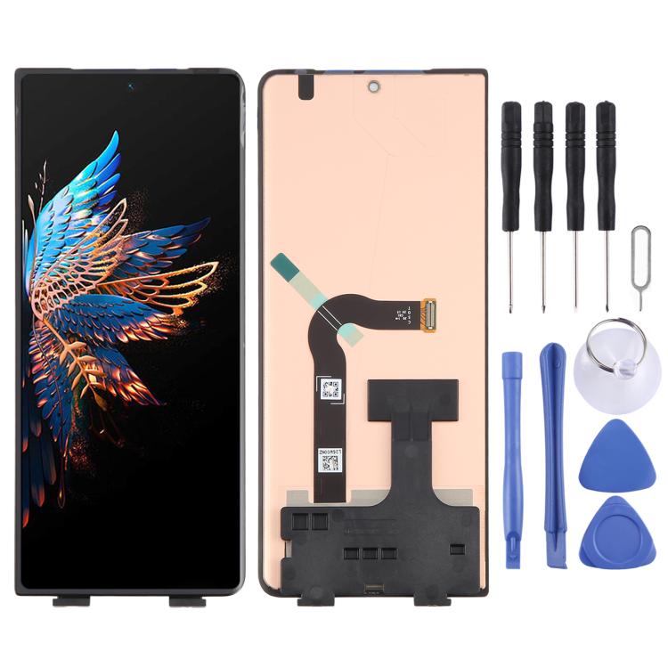 For Tecno Phantom V Fold AD10 Original LCD Secondary Screen with Digitizer Full Assembly, For Tecno Phantom V Fold(Original Secondary LCD)