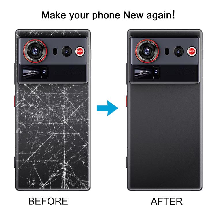 For ZTE nubia Z80 Ultra NX741J Plastic Back Cover with Camera Lens Cover, For ZTE nubia Z80 Ultra