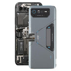 For Asus ROG Phone 6D Ultimate AI2203 AI2203-3E010EU Original Glass Battery Back Cover with Display Screen, For Asus ROG Phone 6D Ultimate(Original)