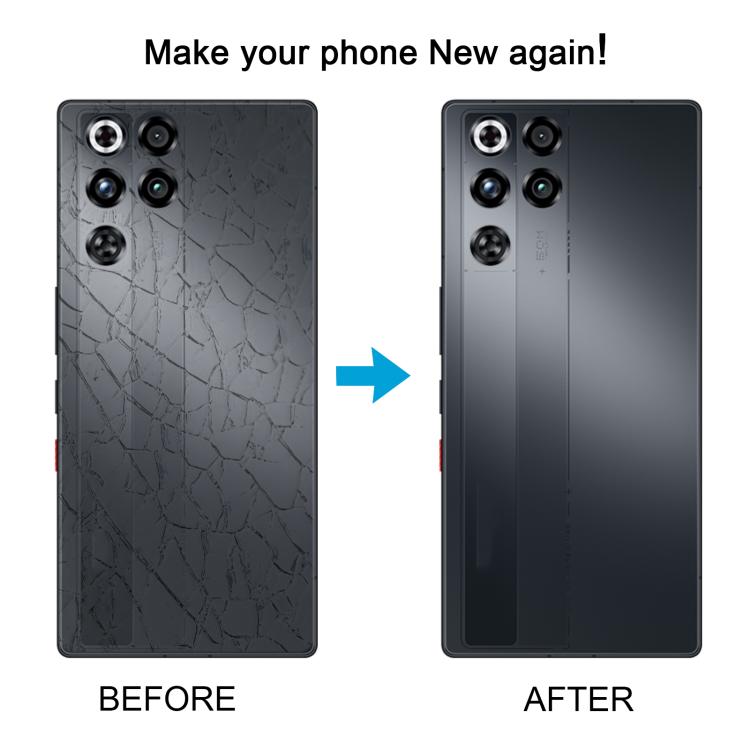 For ZTE nubia RedMagic 11 Pro Glass Battery Back Cover, For ZTE nubia RedMagic 11 Pro(Transparent Black), For ZTE nubia RedMagic 11 Pro