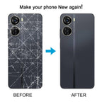 For ZTE Axon 40 Lite Plastic Battery Back Cover with Camera Lens Cover, For ZTE Axon 40 Lite(with Camera Cover)