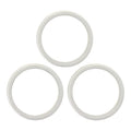 For iPhone 17 Pro Max / 17 Pro 3pcs/set Rear Camera Glass Lens Metal Outside Protector Hoop Ring, For iPhone 17 Pro / 17 Pro Max