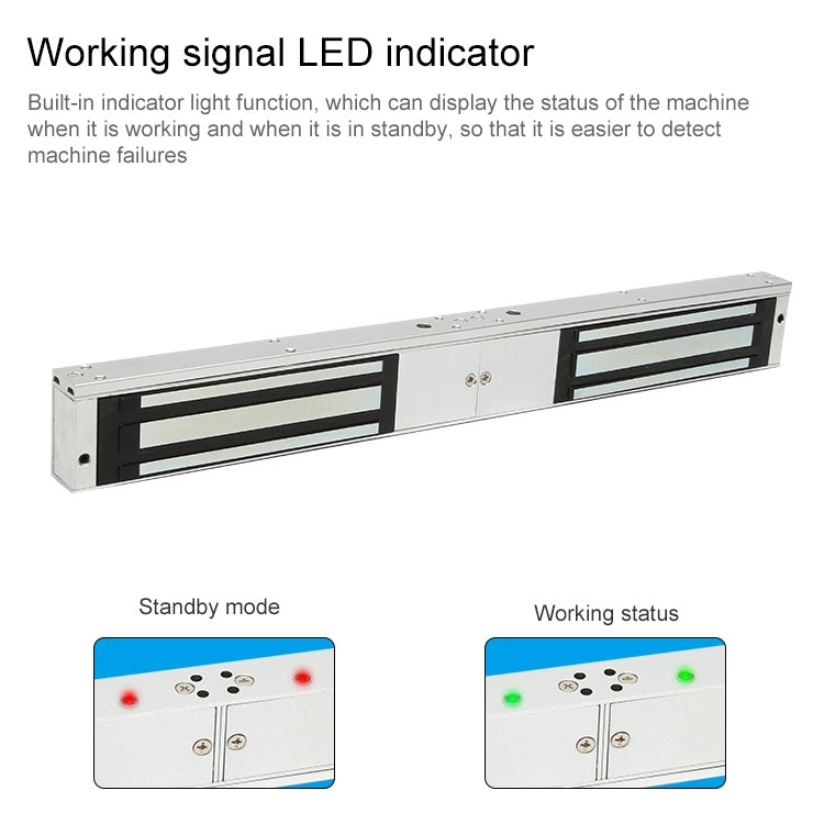 YH-280D Double Door Magnetic Lock (280kg)