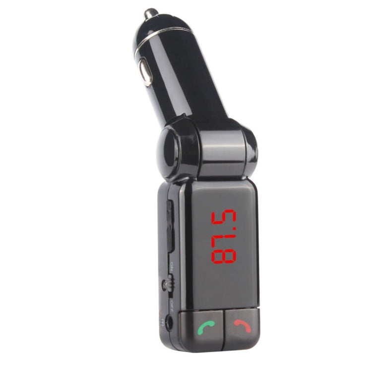 BC-06 Bluetooth Car Kit FM Transmitter Car MP3 Player with LED Display 2 USB Charger & Handsfree Function, BC06