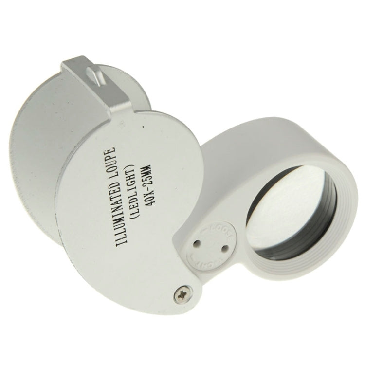 40X-25MM LED Illuminated Loupe / Jewelry Magnifier, 40X