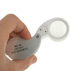 40X-25MM LED Illuminated Loupe / Jewelry Magnifier, 40X