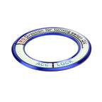 Fluorescent Aluminum Alloy Ignition Key Ring, Inside Diameter: 3.4cm