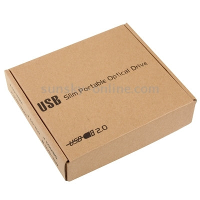 Laptop USB 2.0 Slim Portable Optical DVD / CD Rewritable Drive (SATA), SATA