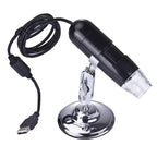1.3 Mega pixels 200x USB digital microscope with 8 LED White light, 200X