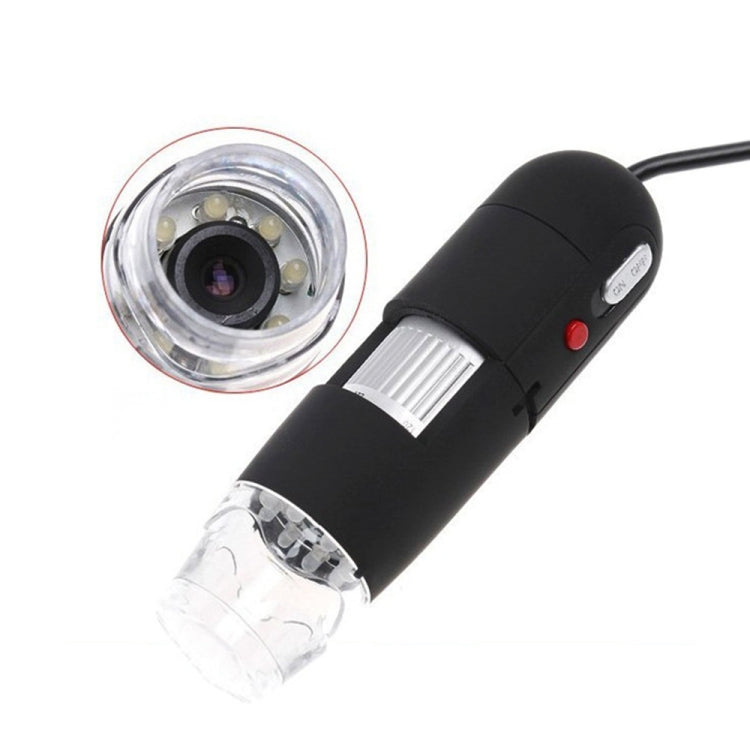 2.0 Mega Pixels 800X USB Digital Microscope with 8 LED White Light / Holder, 800X