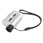 Pocket 30X-60X Microscope with 2-LED Lights / Money Detector Light, 30X-60X