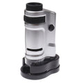 20X - 40X Magnification Zoom Lens Pocket Microscope with LED Light