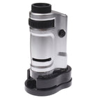 20X - 40X Magnification Zoom Lens Pocket Microscope with LED Light