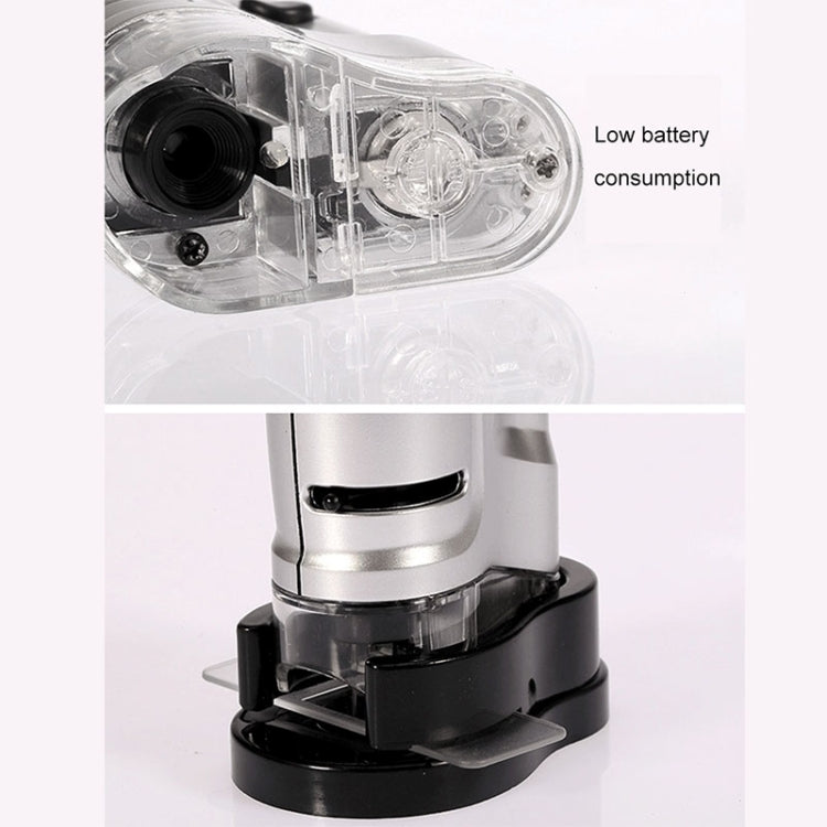 20X - 40X Magnification Zoom Lens Pocket Microscope with LED Light