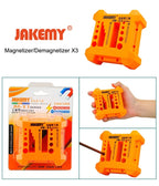 JAKEMY JM-X3 Magnetizer/Demagnetizer with Screwdriver Holes, Size: Large, JM-X3