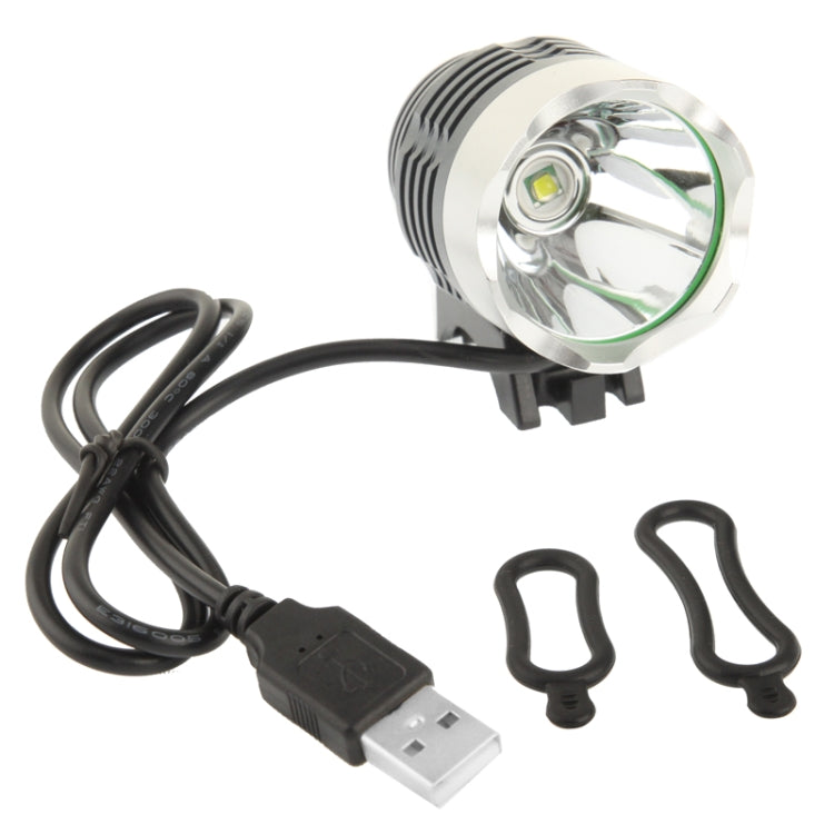 3 Modes USB XML LED Headlamp / Bicycle Light, Luminous Flux: 900lm, Cable Length: 1.5m, XML