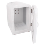 4L DC 12V Car Powered Drink Cooling Fridge, 4L White
