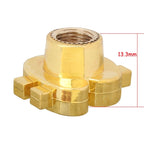 Universal 8mm Dollar Style Plastic Car Tire Valve Caps, Pack of 4, Dollar Style