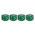 Universal 8mm Dice Style Aluminium Alloy Car Tire Valve Caps, Pack of 4, Dice Style 5, Dice Style  5, Dice Style 4, Dice Style, Dice Shape 5