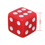 Universal 8mm Dice Style Plastic Car Tire Valve Caps, Pack of 4, Dice Shape 3 Magenta, Dice Shape 3, Dice Style 3