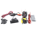 2 in 1 Mini 160 Degrees View Angle Car Rear View Reverse Backup Car Camera with Parking(Black), 2 in 1