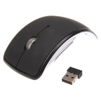 Wireless 2.4GHz 800-1200-1600dpi Snap-in Transceiver Folding Wireless Optical Mouse / Mice, 2.4GHZ (Black), 2.4GHZ (Blue), 2.4GHZ (Red)