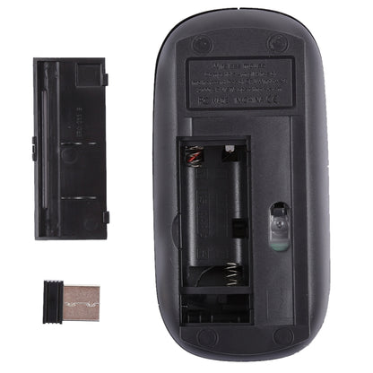 2.4GHz Wireless Ultra-thin Laser Optical Mouse with USB Mini Receiver, Plug and Play