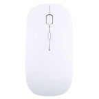 2.4GHz Wireless Ultra-thin Laser Optical Mouse with USB Mini Receiver, Plug and Play
