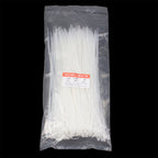 25cm Self-Locking Nylon Cable Wire Zip Ties (500pcs in one packing, the price is for 500pcs), 4mm x 250mm White
